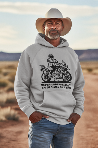 Never Underestimate an Old Man on a GS Hoodie (v2)