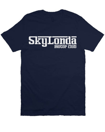 Sky Londa Motor Club Ferrari Style Shirt with white printing on chest