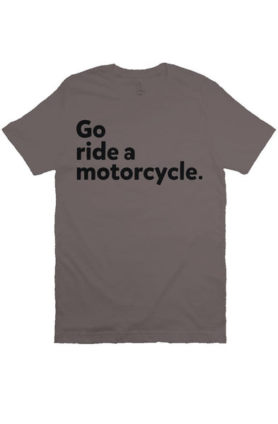 G.R.A.M. "Go Ride A Motorcycle" Shirt (black ink)