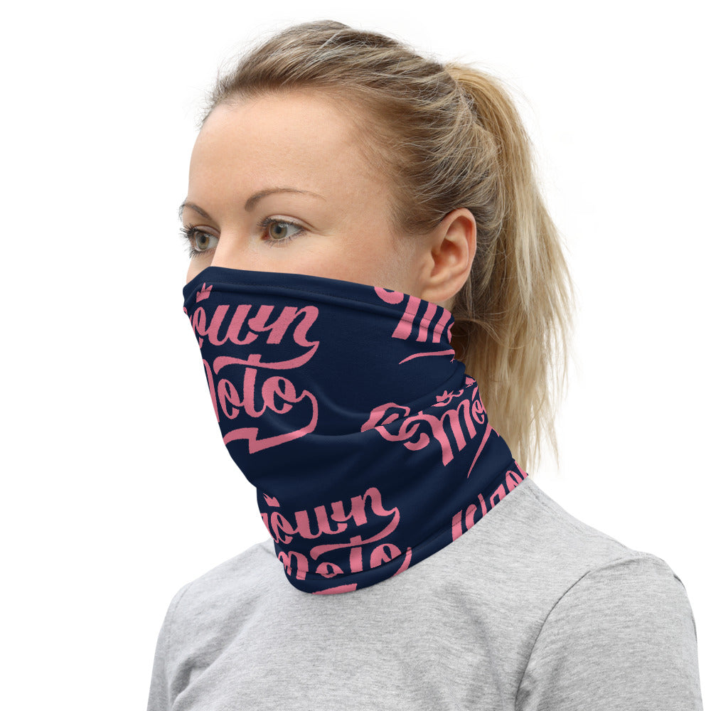 Crown Moto Script neck gaiter